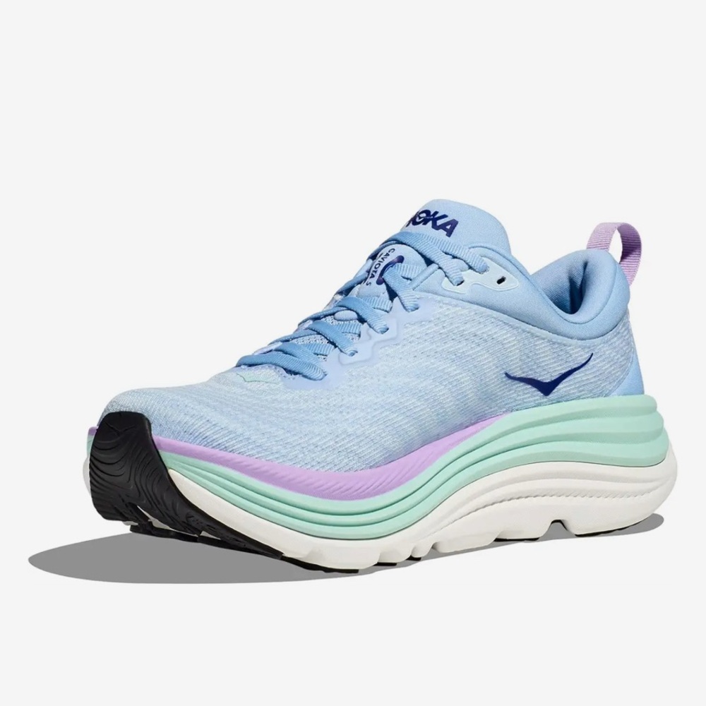 Hoka Gaviota 5 Running Shoes Size 9 -Airy Blue/Sunlit Ocean pre-owned condition